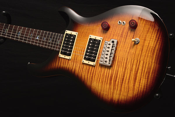 Paul Reed Smith 35th Anniversary SE Custom 24 Black Gold Burst-Electric Guitars-Brian's Guitars