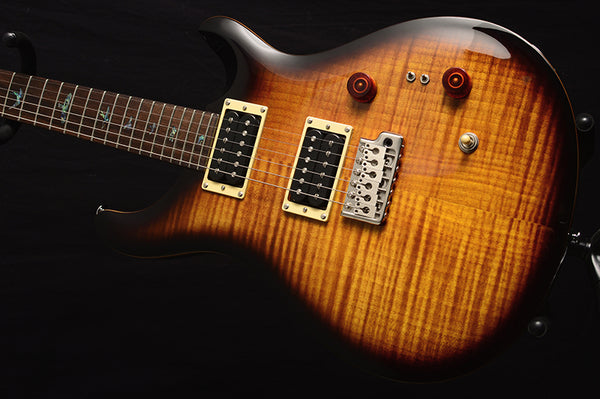 Paul Reed Smith 35th Anniversary SE Custom 24 Black Gold Burst-Electric Guitars-Brian's Guitars