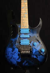 Used Ibanez Jem77P Steve Vai Signature Jem Blue Floral-Brian's Guitars