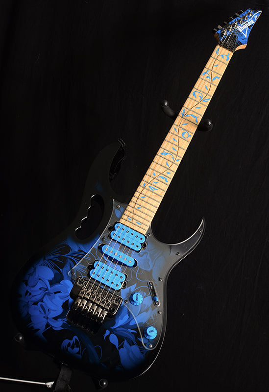 Used Ibanez Jem77P Steve Vai Signature Jem Blue Floral-Brian's Guitars