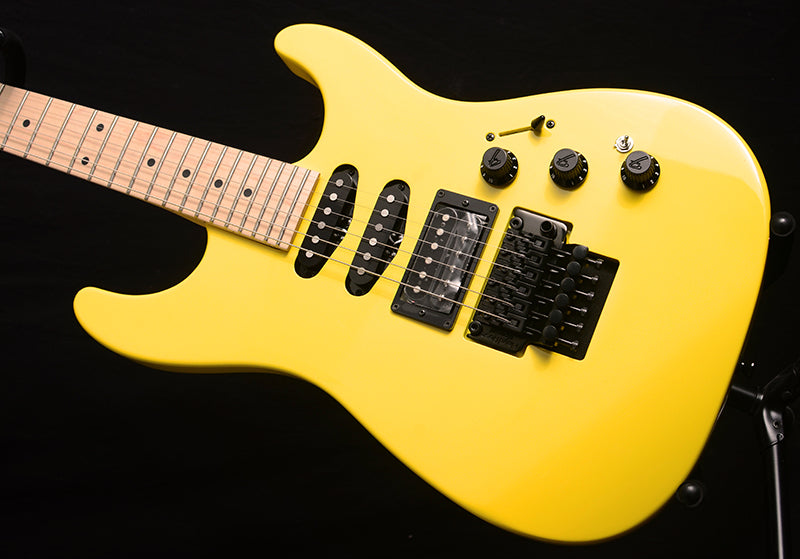 Fender Limited Edition HM Strat Frozen Yellow-Electric Guitars-Brian's Guitars