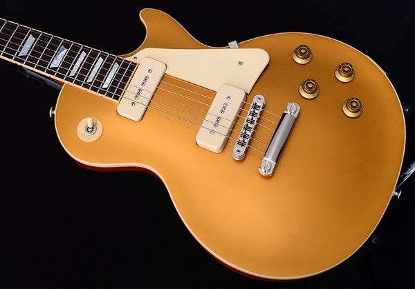 Used Gibson Les Paul Less Plus P-90 Limited Edition Gold Top-Brian's Guitars