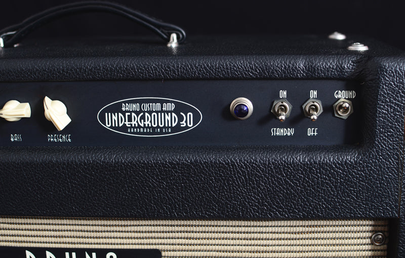 Used Tony Bruno Underground 30 Head and 4x12 Cabinet-Brian's Guitars