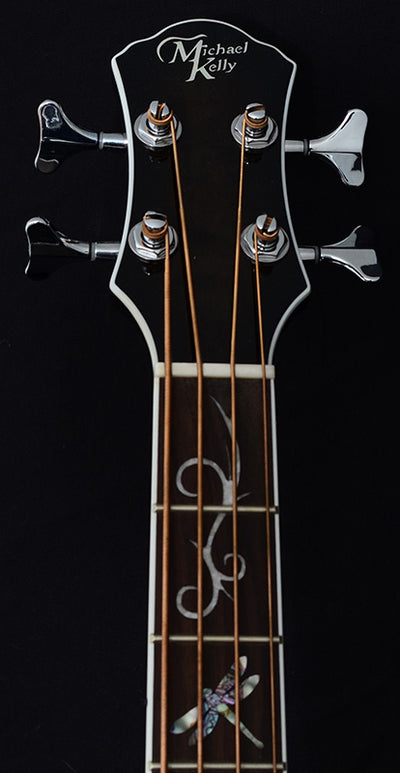Michael Kelly 4 String Dragonfly Acoustic Electric Bass Guitar