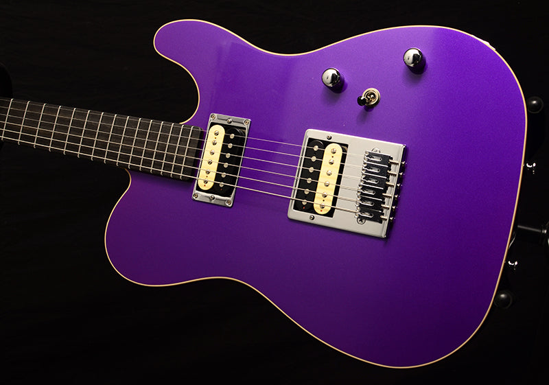 Used Schecter USA Custom Shop PT Metallic Purple-Electric Guitars-Brian's Guitars