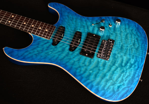 Tom Anderson Drop Top Bora Trans Blue Burst-Brian's Guitars