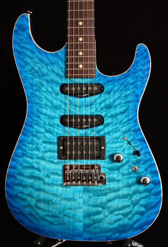 Tom Anderson Drop Top Bora Trans Blue Burst-Brian's Guitars