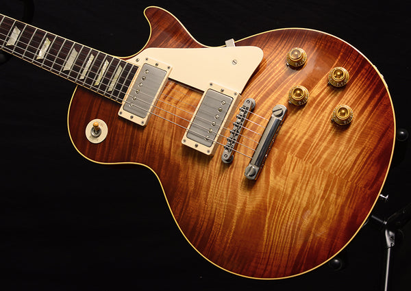 Used Gibson Custom 50th Anniversary 1959 Les Paul Standard Reissue Faded Maple Leaf Burst Limited Edition-Brian's Guitars