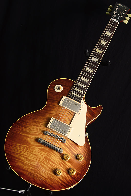 Used Gibson Custom 50th Anniversary 1959 Les Paul Standard Reissue Faded Maple Leaf Burst Limited Edition-Brian's Guitars