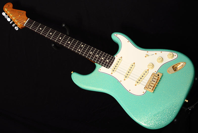 Fender Custom Shop Super Custom Deluxe Strat 2018 NAMM Limited Edition Sea Foam Green Sparkle-Electric Guitars-Brian's Guitars
