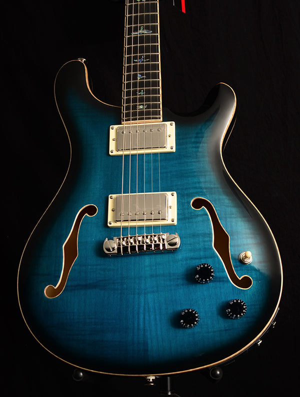 Paul Reed Smith SE Hollowbody II Piezo Peacock Blue-Brian's Guitars