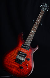 Paul Reed Smith SE Custom 24 Fire Red Burst with Floyd Rose Bridge-Brian's Guitars