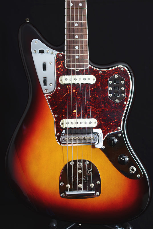 Used Fender American Vintage '65 Jaguar 3 Tone Sunburst-Brian's Guitars