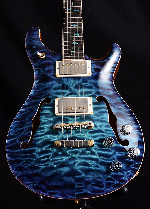 Paul Reed Smith Private Stock Archtop 594 Aqua Violet Sub Zero Glow-Brian's Guitars