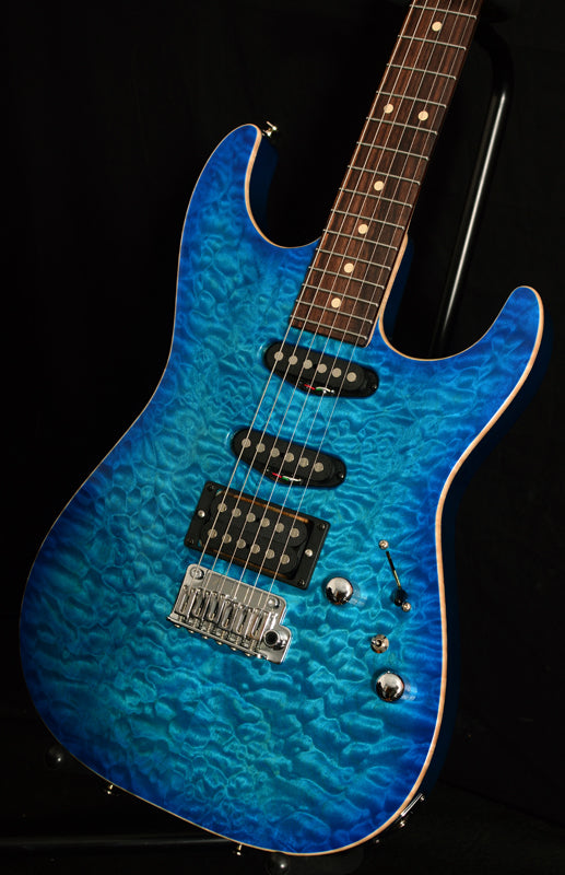 Tom Anderson Drop Top Bora Trans Blue Burst-Brian's Guitars