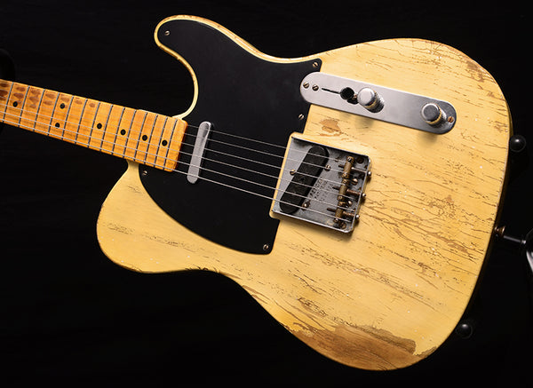 Fender Custom Shop Masterbuilt 70th Anniversary Broadcaster Faded Nocaster Blonde-Electric Guitars-Brian's Guitars