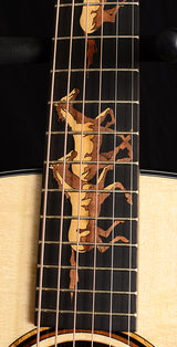 Taylor Custom Grand Pacific Running Horses Ziricote-Acoustic Guitars-Brian's Guitars