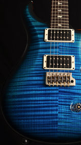 Paul Reed Smith Custom 24 Aquamarine Smokeburst-Electric Guitars-Brian's Guitars