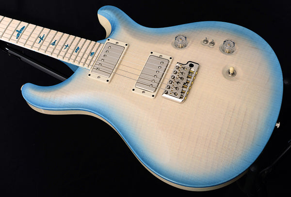 Paul Reed Smith Private Stock Custom 24 White Wash Ice Blue Burst-Brian's Guitars