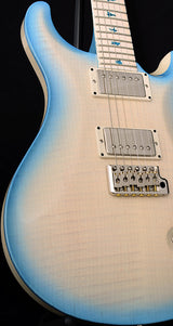 Paul Reed Smith Private Stock Custom 24 White Wash Ice Blue Burst-Brian's Guitars