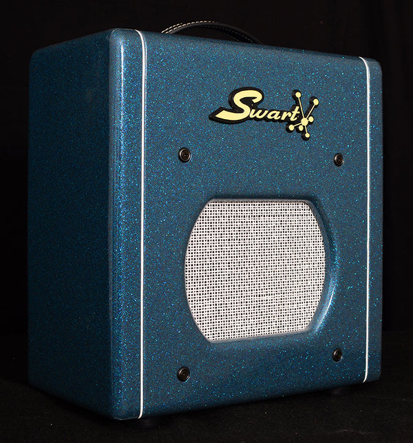 Used Swart Space Tone Atomic Jr. Blue Sparkle With Night Light Jr.-Brian's Guitars