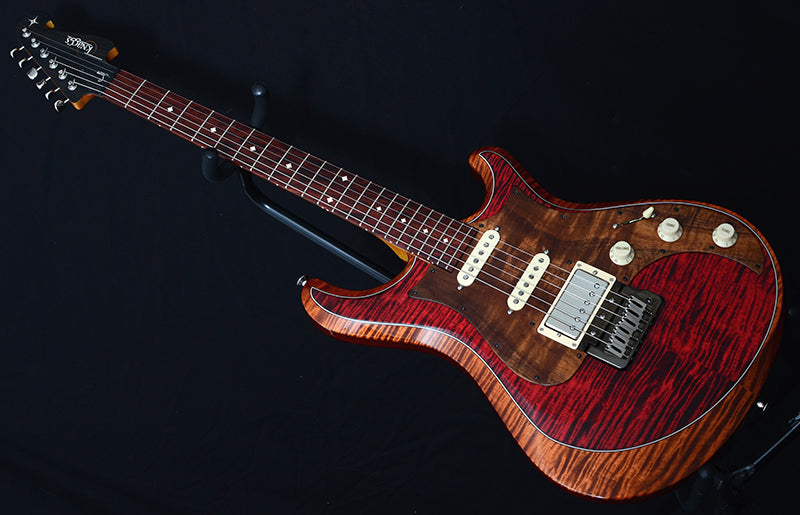 Used Knaggs Severn HSS T2 Burgundy/Copper-Brian's Guitars