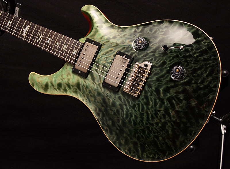 Paul Reed Smith Wood Library Custom 24 Fatback Brian's Limited Trampas Green Fade-Electric Guitars-Brian's Guitars