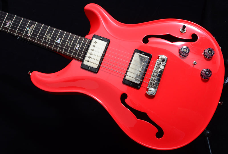 Used Paul Reed Smith Hollowbody Spruce Custom Cardinal Red-Brian's Guitars