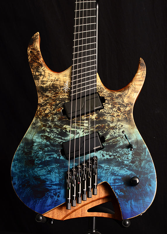 Mayones Hydra Elite 6 Trans Blue Horizon-Electric Guitars-Brian's Guitars