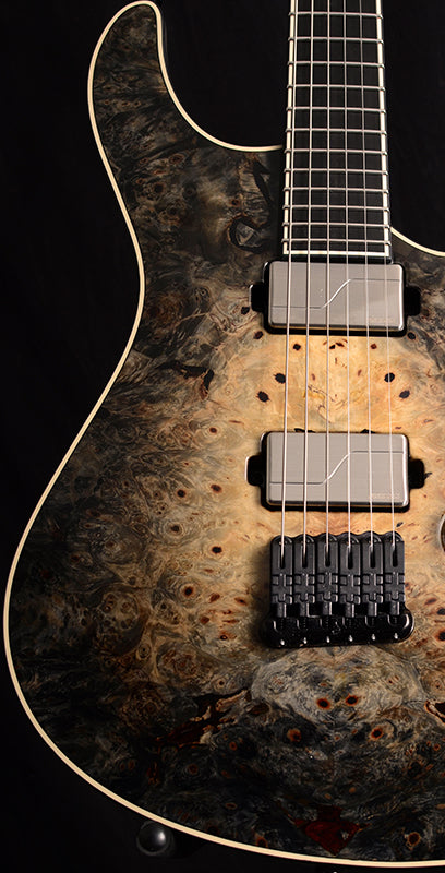 Mayones Regius 6 Buckeye Burl Natural To Black Burst-Brian's Guitars