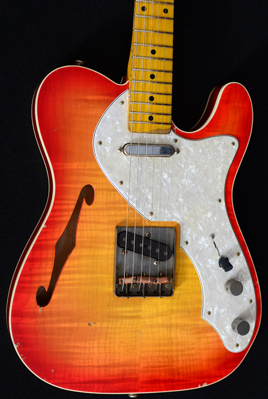 Nash T-69TL Flame Top Cherry Sunburst-Brian's Guitars