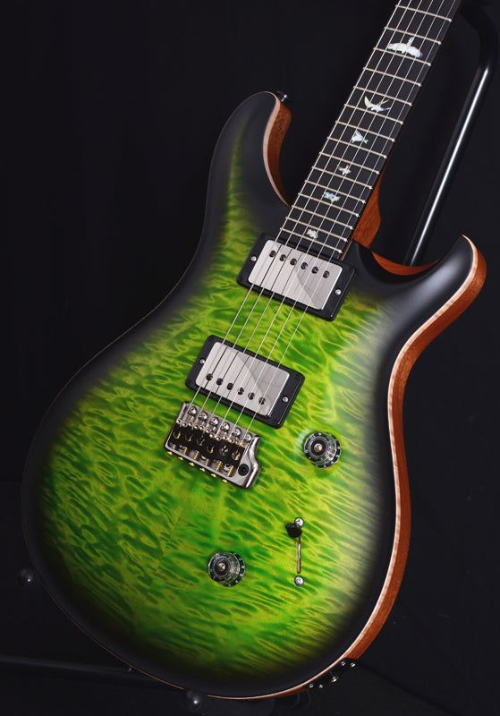 Paul Reed Smith Wood Library Custom 24 Satin Eriza Verde Smokeburst-Brian's Guitars