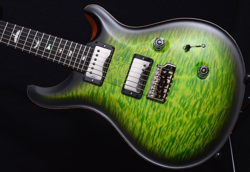 Paul Reed Smith Wood Library Custom 24 Satin Eriza Verde Smokeburst