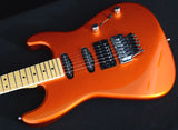 Used Jackson San Dimas Custom HSS Floyd Candy Tangerine-Brian's Guitars