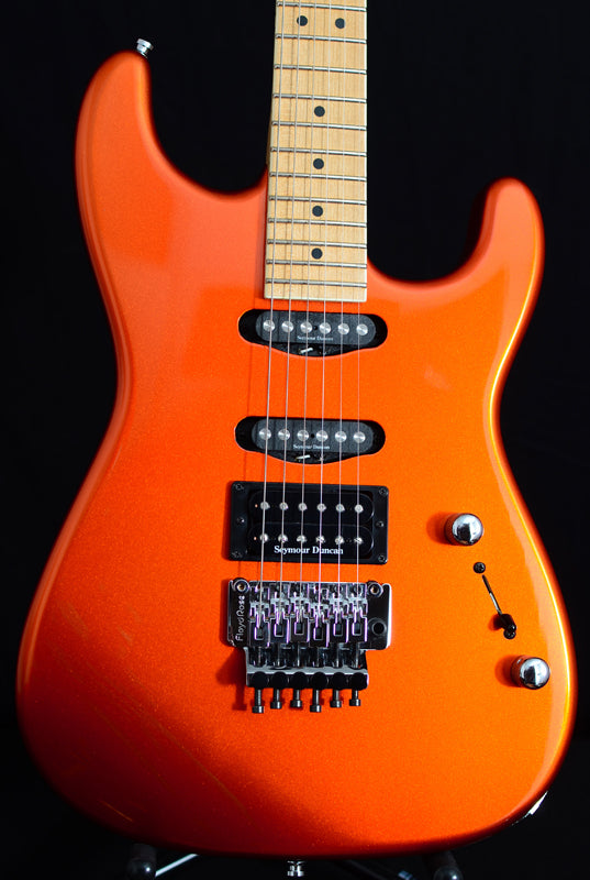 Used Jackson San Dimas Custom HSS Floyd Candy Tangerine-Brian's Guitars