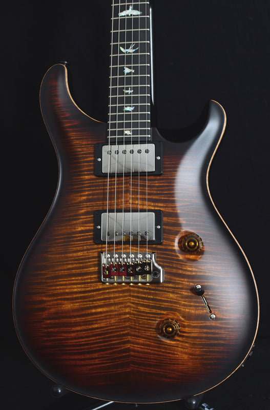 Paul Reed Smith Wood Library Custom 24 Satin Black Gold Burst-Brian's Guitars