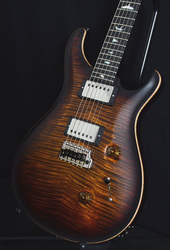 Paul Reed Smith Wood Library Custom 24 Satin Black Gold Burst-Brian's Guitars