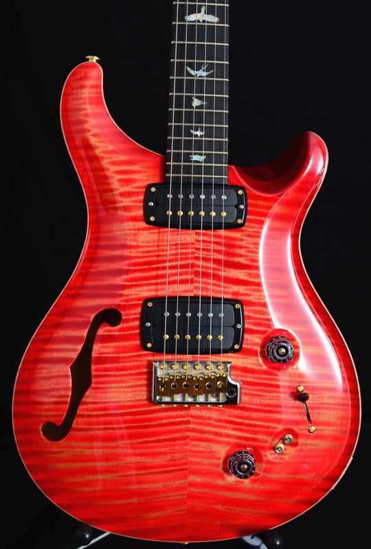 Used Paul Reed Smith Wood Library 408 Semi-Hollow Blood Orange-Brian's Guitars