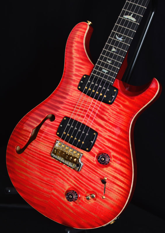 Used Paul Reed Smith Wood Library 408 Semi-Hollow Blood Orange-Brian's Guitars