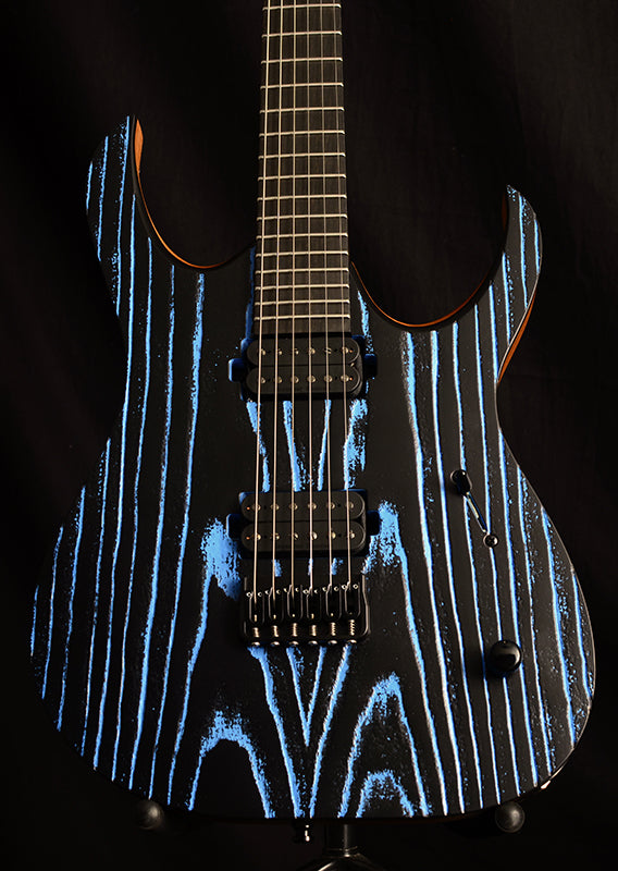 Mayones Duvell Elite Gothic 6 Black With Blue-Brian's Guitars