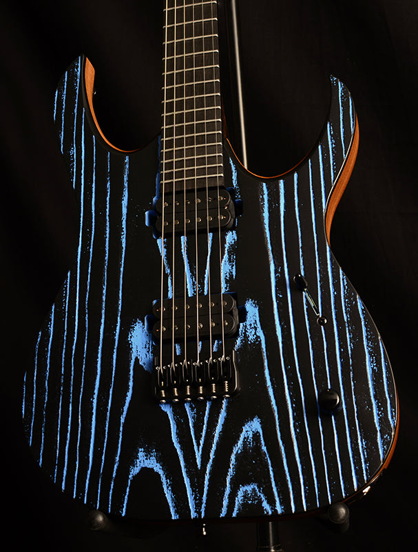 Mayones Duvell Elite Gothic 6 Black With Blue-Brian's Guitars