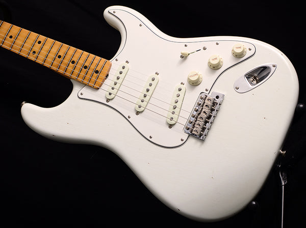 Fender Custom Shop Jimi Hendrix Voodoo Child Stratocaster Journeyman Relic Olympic White-Brian's Guitars