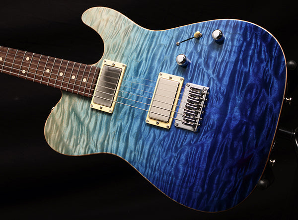 Tom Anderson Cobra Blue Wipeout-Brian's Guitars