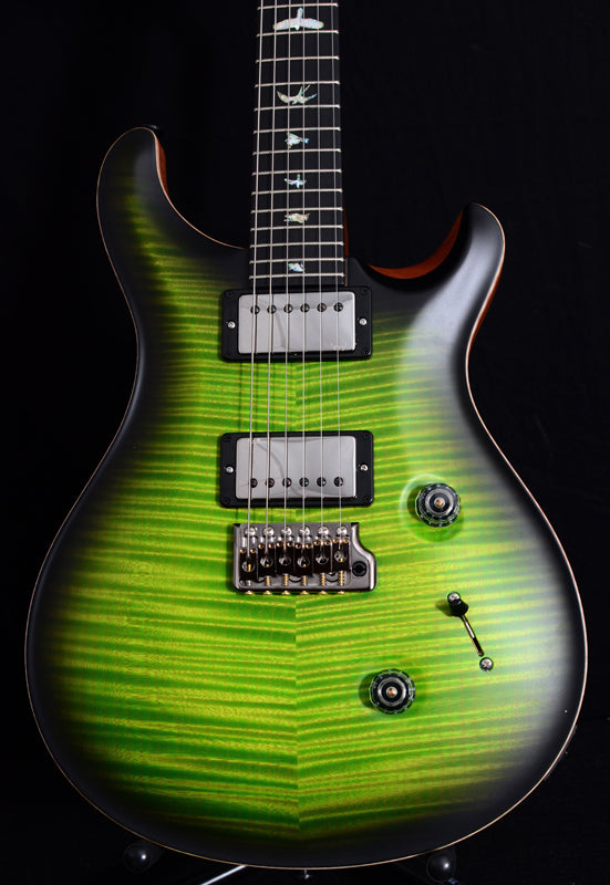 Paul Reed Smith Wood Library Custom 24 Satin Eriza Verde Smokeburst-Brian's Guitars