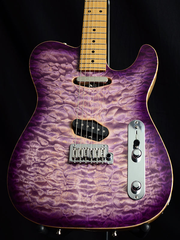 Used Tom Anderson Top T Shorty Hollow Natural Purple Burst-Brian's Guitars