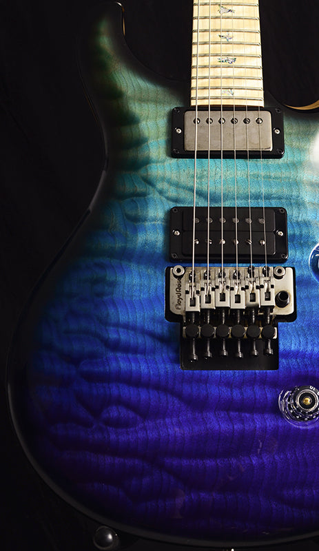 Paul Reed Smith Wood Library Custom 24 Floyd Brian's Limited Blue Fade Smokeburst-Brian's Guitars