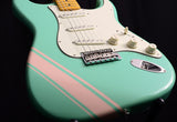Fender Traditional '50s Stratocaster Surf Green With Shell Pink Stripes-Brian's Guitars