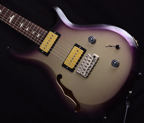 Used Paul Reed Smith S2 Custom 22 Semi-Hollow Silver Metallic Purple Burst-Brian's Guitars