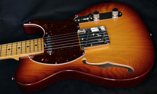 Used Don Grosh Retro Classic Hollow T Trans Tobacco Burst-Brian's Guitars