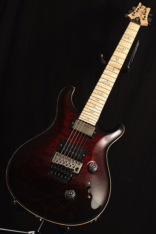 Paul Reed Smith Wood Library Custom 24 Floyd Brian's Limited Fire Red Black Fade Smokeburst-Brian's Guitars